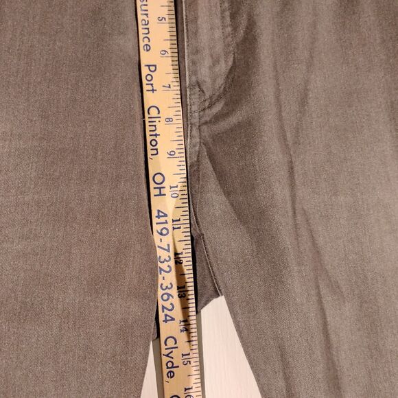 Volcom pants mens 36x32 brown straight leg chino twill skate surf flat front - Picture 7 of 13